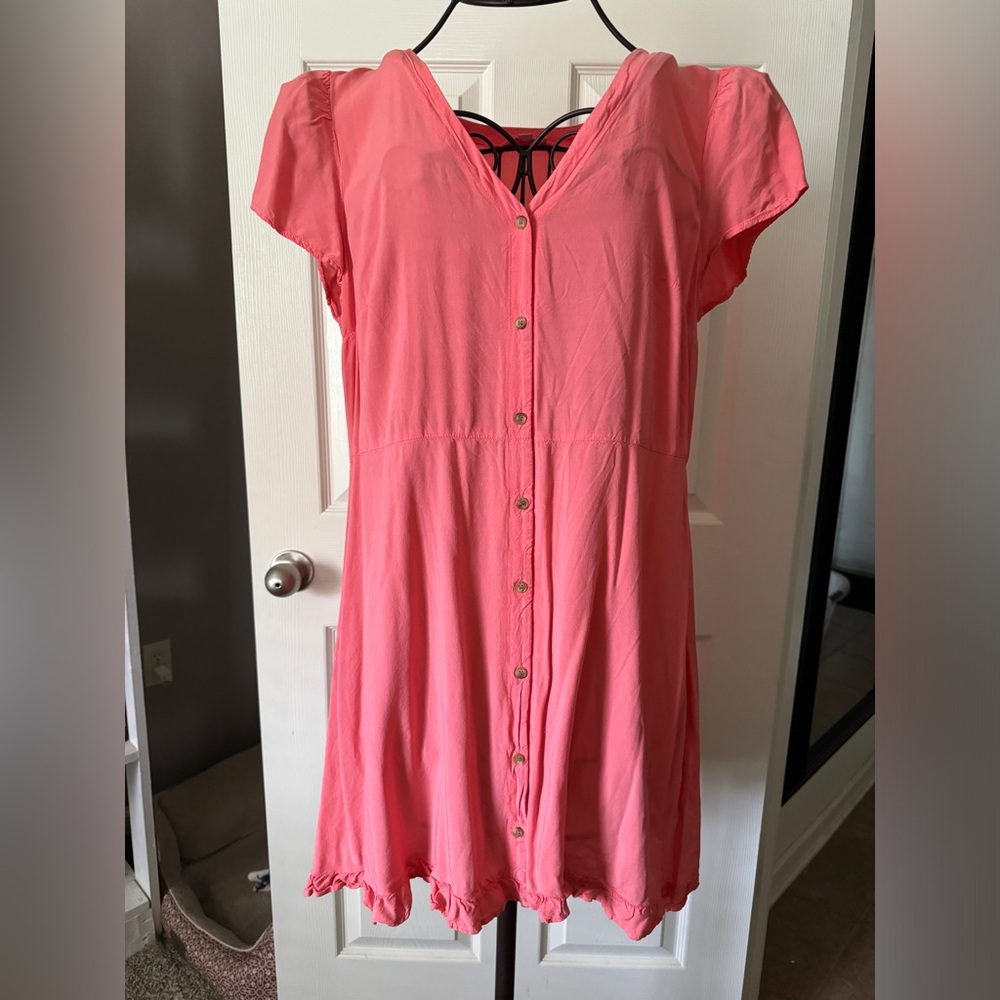 LOFT salmon dress